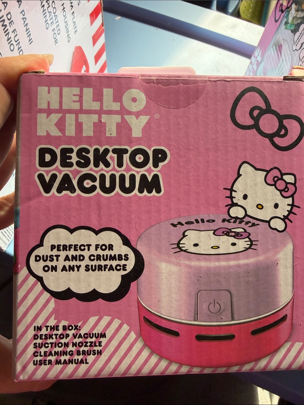Hello Kitty Pink Desktop Vacuum